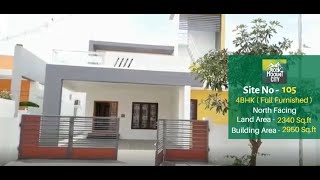 New Fully Furnished 4 BHK for Sale in Rock Moount City - Mettukadai, Erode