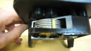 The inner workings of a safe combination/dial lock