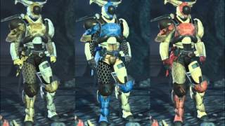 Destiny Prison of Elder Armor Set with Fallen House Class Item and Shader