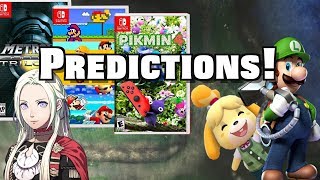 Nintendo Direct Predictions! [Mario Maker 2, Pikmin 4, 2D Zelda]
