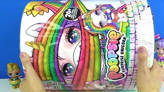Dev Mega Poopsie Surprise Slime Kendin yap 20 sürprizli Tek Boynuzlu Oyuncak Bebek LOL Cicibici Kız