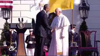 Nghi Lễ Tổng Thống Obama Đón Đức Thánh Cha Phanxicô Tại Nhà Trắng - Hoa Kỳ (23 - 09 - 2015)