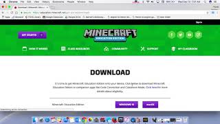 Install Minecraft Educational Edition on windows/Mac