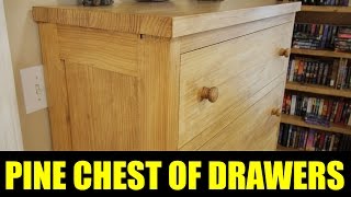 Making A Pine Chest Of Drawers - 211