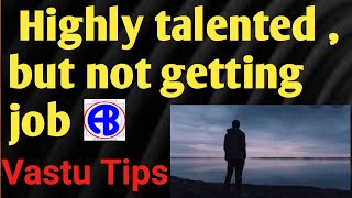 Highly talented, but not getting a job ( vastu tips)