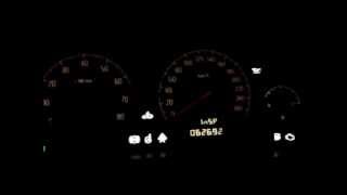 надпись на одометре  "loSP" Opel Vectra C Z18XER