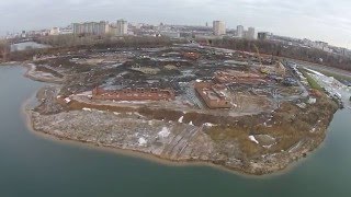 Стройка казанского зоопарка с высоты птичьего полета 2