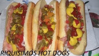 RICOS HOT DOGS ESPECIALES ( LOS ANGELES COCINAN )