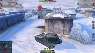 WoT Blitz. Как я играю Эшелон на ПТ (VF215b 183)