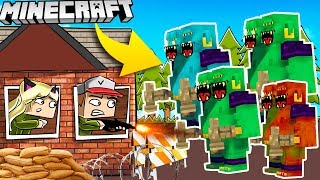 ? BAZA VS OGRY- MINECRAFT TSUNAMI CHALLENGE | Vito VS Bella