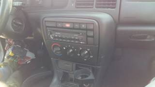 DEMONTAŻ RADIA CDR500 VECTRA B OPEL ASTRA II ZAFIRA