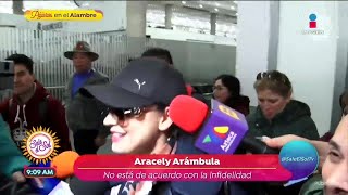 ¡Aracely Arámbula provoca tumulto! | Sale el Sol