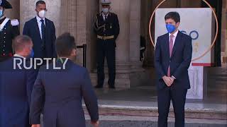 Italy: World"s health ministers arrive at G20 meeting in Rome