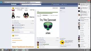 How to use Facebook emoticons on facebook ?