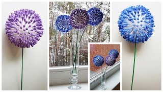 Easy to DIY: Q-Tip Flowers Craft Tutorial | МК цветы из ватных палочек: декор интерьера
