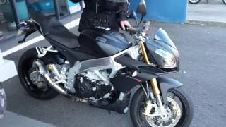 Aprilia tuono v4 Austin racing exhaust sound