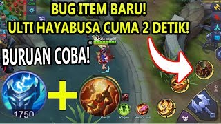 BUG ITEM BARU MOBILE LEGENDS ! ULTI TERUS GA HABIS HABIS ! BURUAN COBA SEBELUM DI FIX MOONTON