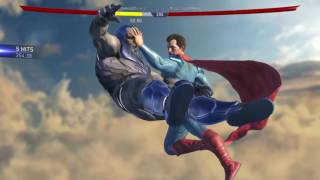 Injustice 2! Darkseid vs Superman Full Gameplay HD!! Supermoves! DLC! Fight!
