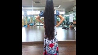 Indonesian Traditional Long Hair Dancer