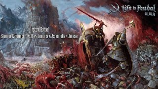 [Life is Feudal: MMO 0.2.0] Instant Battle! Stormur & Corona + KolF vs Lemuria & Ashenfells+Chinese