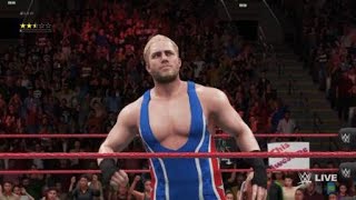 WWE 2K18 Universal Title Tournament First Round Match-Jack Swagger Vs Seth Rollins
