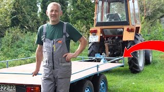 УДОБНЫЙ ПРИЦЕП ДЛЯ ПЕРЕВОЗКИ ПЧЕЛ НА КОЧЕВКУ!
