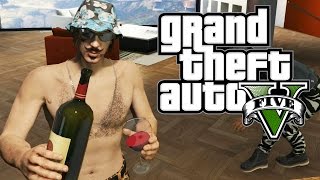 GTA V ONLINE -  CONVITES HOMOAFETIVOS E DEEGAN BÊBADO (GTA 5 Online Gameplay)