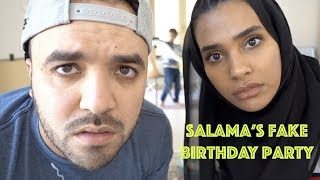 Salama's fake birthday party!! عيد ميلاد سلامه الوهمي