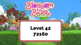 Blossom Blast Saga Level 42 72160 points No Boosters