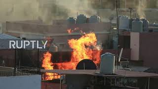 Lebanon: Smoke rises, shots heard amid clashes in Ain al-Hilweh refugee camp