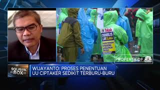 Wijayanto Samirin: Proses Penetapan UU Ciptaker Seperti terburu-buru