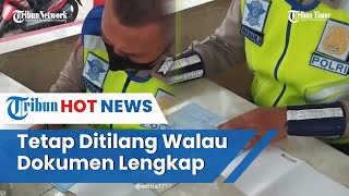 Pemuda Adu Argumen Dengan Polisi, Dokumen Lengkap Tapi Tetap Ditilang