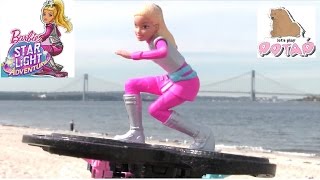 Барби на Ховерборде! Barbie RC Flying Hoverboard! Кукла Барби Мультик. Играем в Куклы Барби