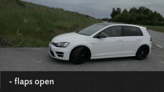 VW Golf R mk7 2017 - full IPE exhaust