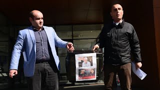 Представители "Лейбористской партии" провели акцию протеста у Генпрокуратуры Грузии - видео