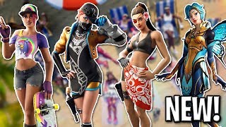 *NEW* 22 SUMMER SKINS! - ALL LEAKED Unreleased SKINS COMING TO FORTNITE! (Beach Bomber, Flutter)
