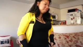 Beautiful oriental amputee