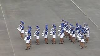 Показательное выступление барабанщиц ХНУВД, 28.05.2016