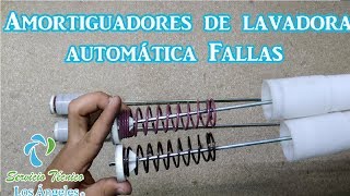 Amortiguadores de lavadora, VIBRA MUCHO O SALTA