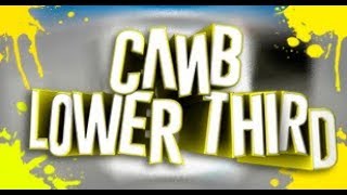 Слив моего футажа LOWER THIRD