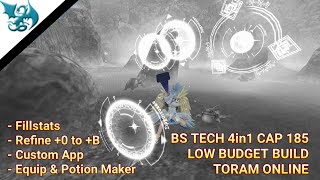 BS TECH Cross Fire Cap 185 Low Budget Build - Toram Online Indonesia