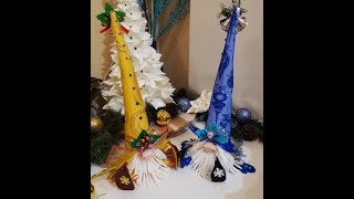 Новогодние светящиеся гномики! ЧАСТЬ1. Материалы и инструменты