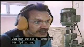 Karaktär vid namn "Putte" ur dokumentären Snickeriet