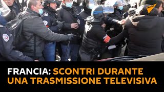 #Francia: scontri durante una trasmissione televisiva