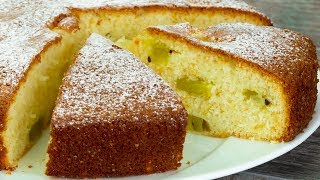Вы влюбитесь навсегда в этот вкусный и простой в приготовлении бисквит с фруктами. | Appetitno.TV