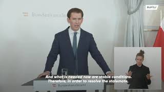 Austrian Chancellor Kurz resigns amid corruption probe