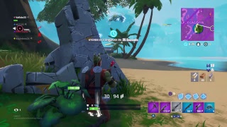 Playing Fortnite season 8 week2