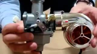 Турбина на мотоцикл. Turbine on a motorcycle.