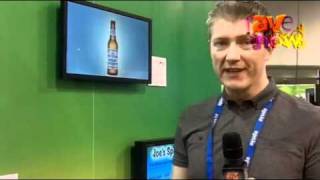 PingHD Exhibits 37" Fully Web-Connected Digital Poster Running Signagelive software