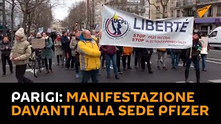 Parigi: manifestazione davanti alla sede Pfizer